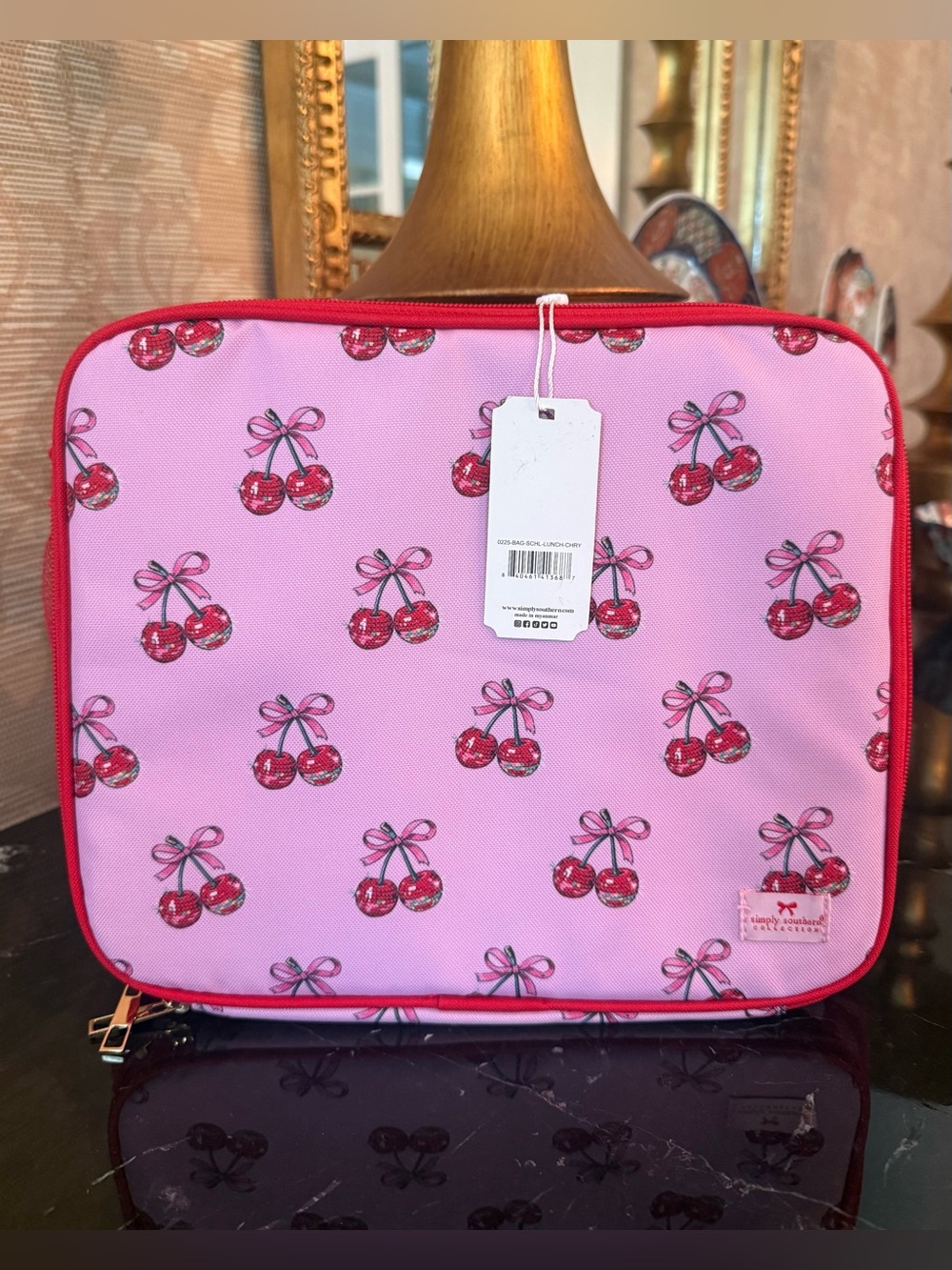 NWT Simply Southern Cherry Lunch Bag